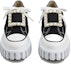 Lookbook (W) Roger Vivier Platform Sneakers 3.5cm 'Hitam dan Putih' Kanvas RVW64635870Q4U0002