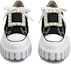Lookbook (Women) Roger Vivier Canvas Platform Sneakers 3.5cm 'Black and White' RVW64635870Q4U0002