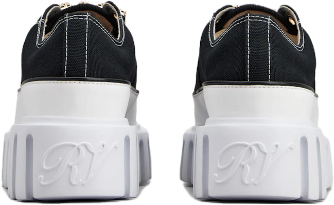 (Women) Roger Vivier Canvas Platform Sneakers 3.5cm 'Black and White' RVW64635870Q4U0002 Shop (Women) Roger Vivier Canvas Platform Sneakers 3.5cm 'Black and White' RVW64635870Q4U0002