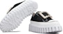 (W) Roger Vivier Platform Sneakers 3.5cm 'Hitam dan Putih' Kanvas RVW64635870Q4U0002