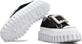 Purchase (W) Roger Vivier Platform Sneakers 3.5cm 'Hitam dan Putih' Kanvas RVW64635870Q4U0002