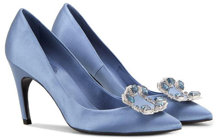 (W) Roger Vivier Choc Real 'Crown Jewels Light Blue Heels' 圖 2