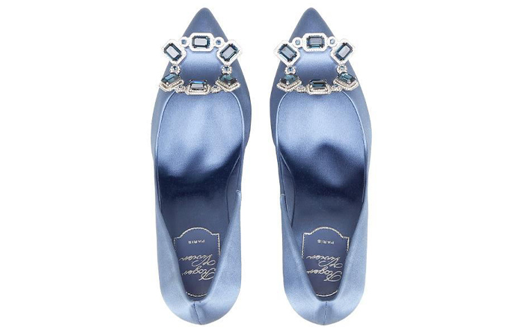 (W) Roger Vivier Choc Real 'Crown Jewels Light Blue Heels' 圖 4