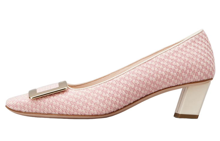 Buy (W) 罗杰·维维亚 棉帆布"金属扣粉色" RVW00626770NN61I02