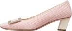 Buy (W) Roger Vivier Cotton Canvas 'Logam Gesper Pink' RVW00626770NN61I02