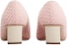 (W) Roger Vivier Cotton Canvas 'Logam Gesper Pink' RVW00626770NN61I02