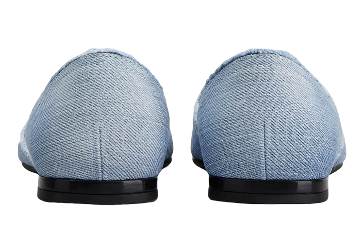 (W) Roger Vivier Denim Flat 'Metal Buckle Blue' 圖 4