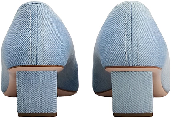 (Women) Roger Vivier Denim Mid-Heel 'Light Blue Metal Buckle' RVW00633320JDLU207 Shop (Women) Roger Vivier Denim Mid-Heel 'Light Blue Metal Buckle' RVW00633320JDLU207