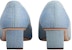 (W) Roger Vivier Denim Tumit Sederhana 'Gesper Logam Biru Muda' RVW00633320JDLU207