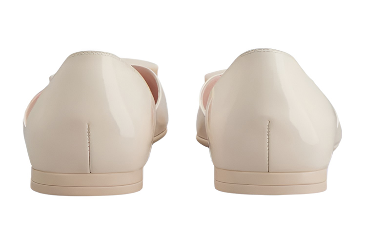 (W) Roger Vivier Dorsay 'Cream Patent Ballet Flats' 圖 4
