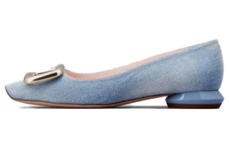 (W) Roger Vivier Fabric 'Fashion CMFT Blue' Casual Shoe