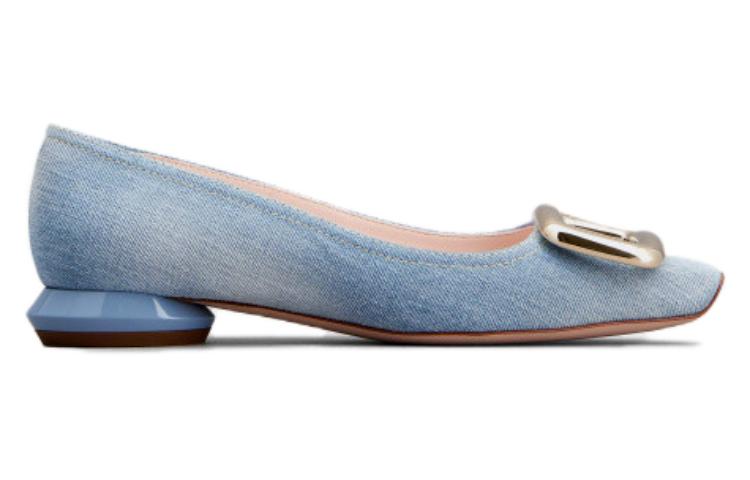 (W) Roger Vivier Fabric 'Fashion CMFT Blue' Casual Shoe 圖 2