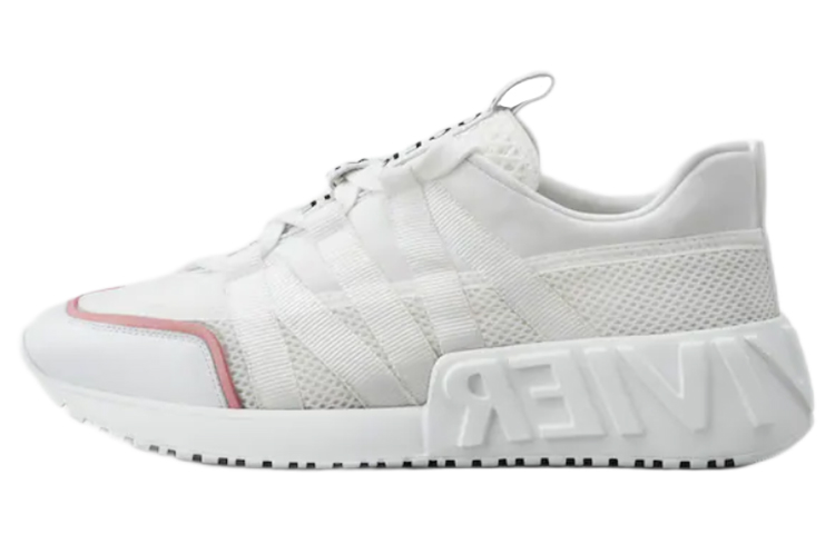 (W) Roger Vivier Fabric Ribbon Sneakers 'White'