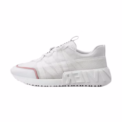 (W) Roger Vivier Fabric Ribbon Sneakers 'White'