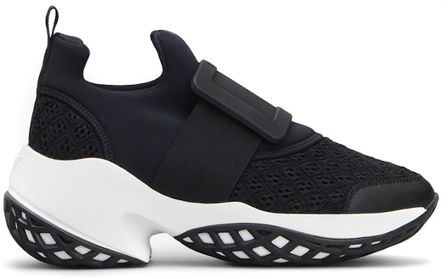 Roger Vivier Viv' Run Fabric Black White (Women's) Order Roger Vivier Viv' Run Fabric Black White (Women's)