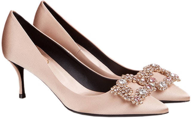 (W) Roger Vivier Flor Strass 'Satén Rosa' RVW41417620RS0M014 Lookbook (W) Roger Vivier Flor Strass 'Satén Rosa' RVW41417620RS0M014