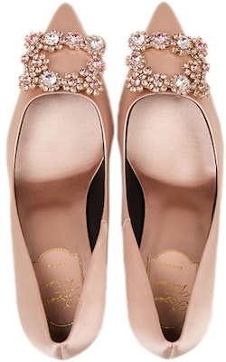 (W) Roger Vivier Flor Strass 'Satén Rosa' RVW41417620RS0M014 Shop (W) Roger Vivier Flor Strass 'Satén Rosa' RVW41417620RS0M014