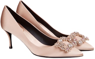 (W) Roger Vivier Flower Strass 'Satin Merah Jambu' RVW41417620RS0M014 Shop (W) Roger Vivier Flower Strass 'Satin Merah Jambu' RVW41417620RS0M014