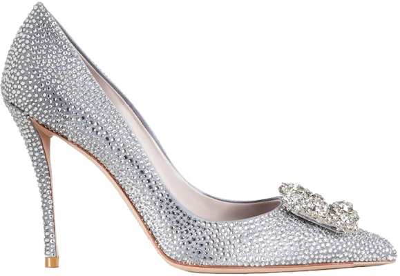 (W) Roger Vivier Flower Strass 'Fashion Ungu' RVW41926530RS0L021 Order (W) Roger Vivier Flower Strass 'Fashion Ungu' RVW41926530RS0L021
