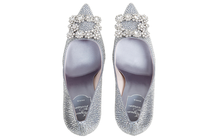 Shop (W) Roger Vivier Flower Strass 'Moda Púrpura' RVW41926530RS0L021