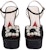 (W) Sandal Bertapak Roger Vivier Flower Strass Buckle 'Black Satin' RVW66230280RS0B999