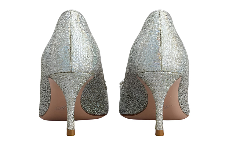 (W) Roger Vivier Flower Strass High-Heel 'Silver' 圖 4