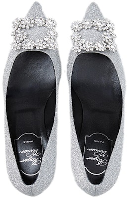 (W) ロジェヴィヴィエ フラワーストラップヒール (シルバーバックル) RVW41417620JO1B200 Shop (W) ロジェヴィヴィエ フラワーストラップヒール (シルバーバックル) RVW41417620JO1B200