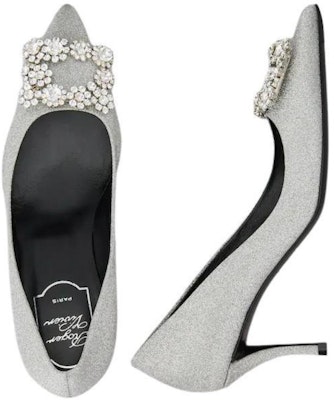 (W) ロジェヴィヴィエ フラワーストラップヒール (シルバーバックル) RVW41417620JO1B200 Purchase (W) ロジェヴィヴィエ フラワーストラップヒール (シルバーバックル) RVW41417620JO1B200