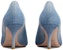 (W) Roger Vivier Flower Strass Kasut Tumit Runcing 'Biru' RVW41436280JDLU207