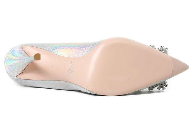 (W) Roger Vivier Flower Strass Pumps 'Silver Buckle' 圖 6