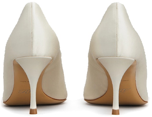 (W) Roger Vivier 花卉水钻缎面高跟鞋 '米色' RVW41417620RS0C001 Shop (W) Roger Vivier 花卉水钻缎面高跟鞋 '米色' RVW41417620RS0C001