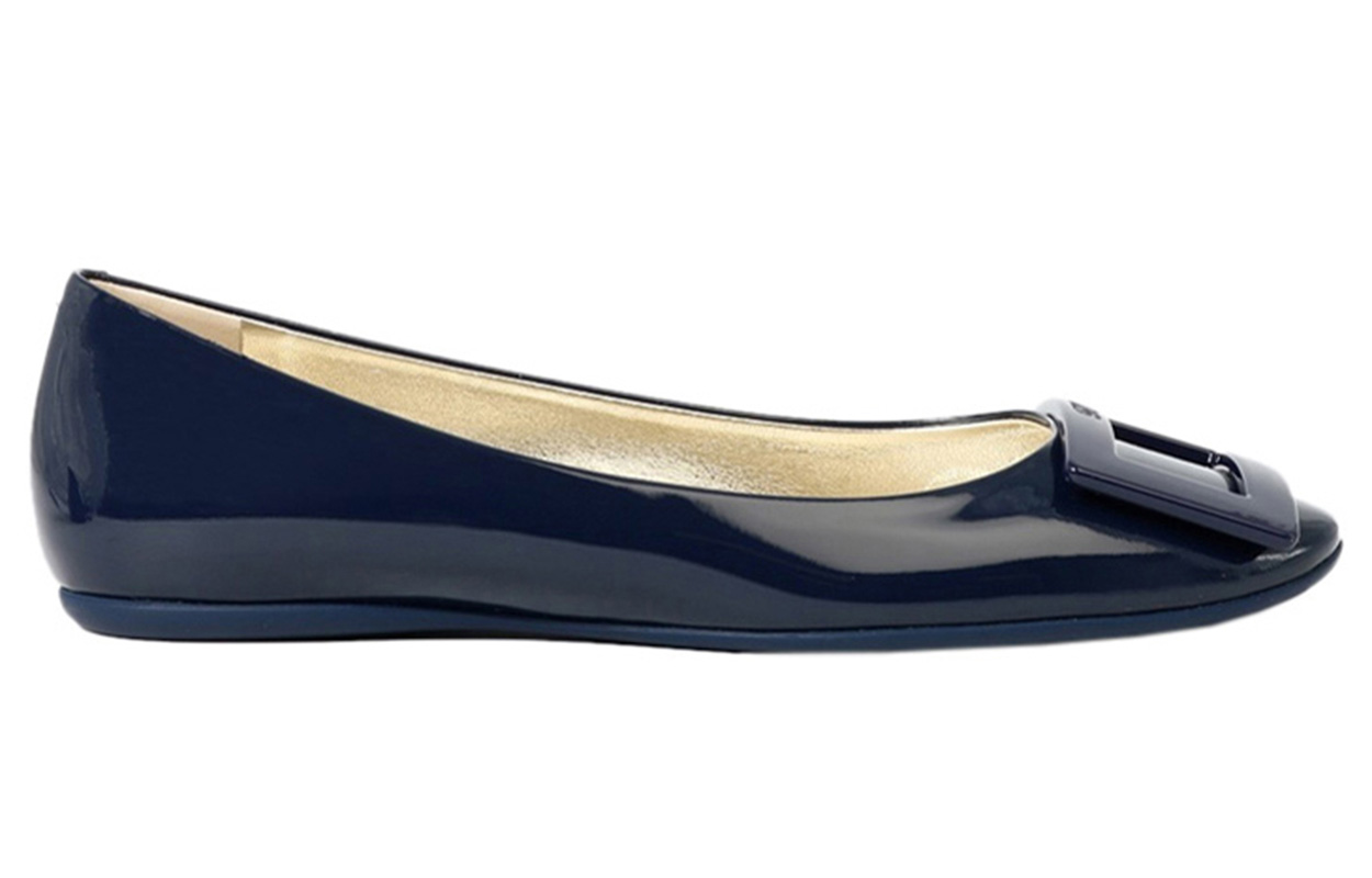 (W) Roger Vivier Gommette Patent Flat 'Dark Blue' 圖 2
