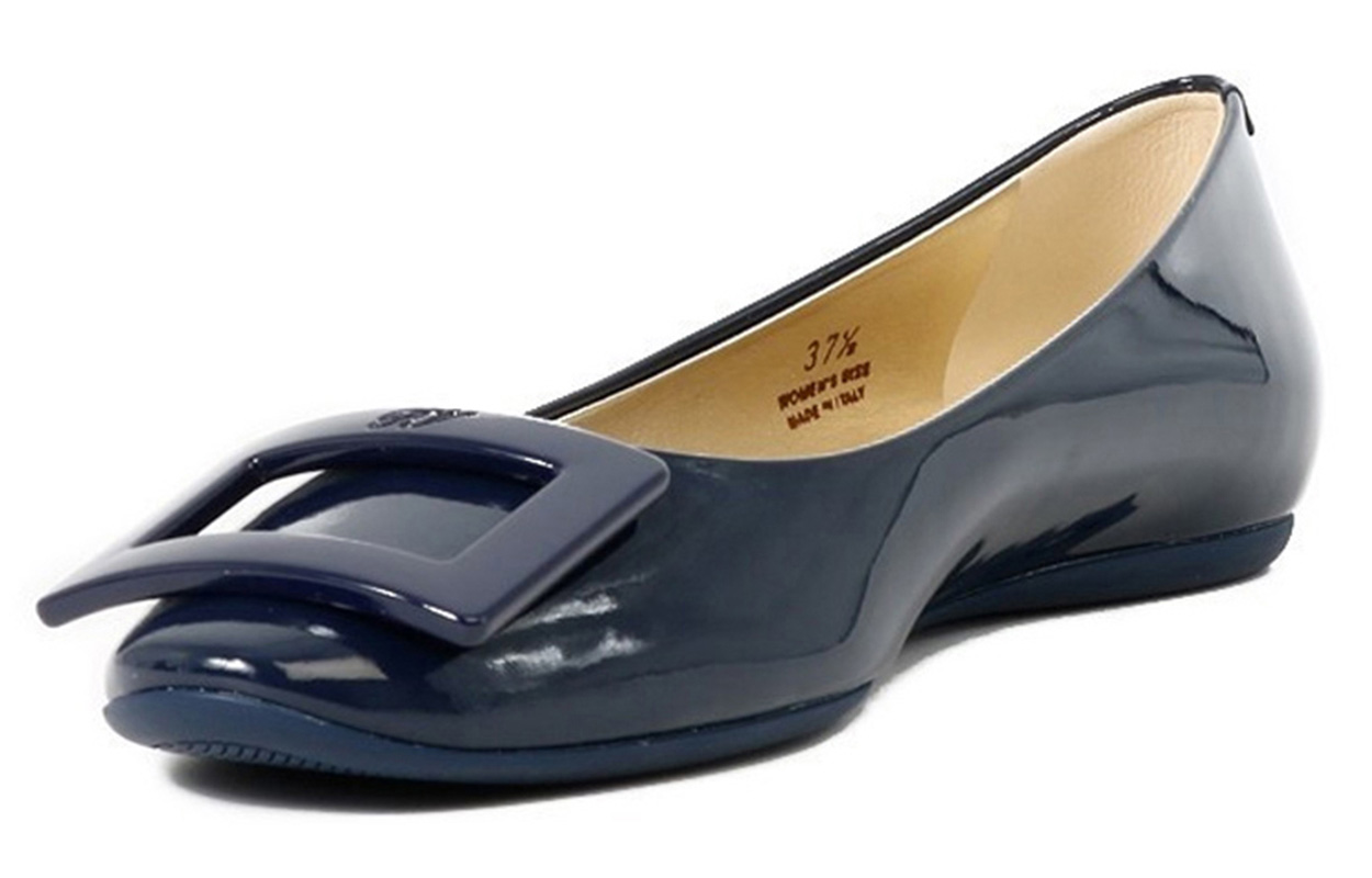 (W) Roger Vivier Gommette Patent Flat 'Dark Blue' 圖 3