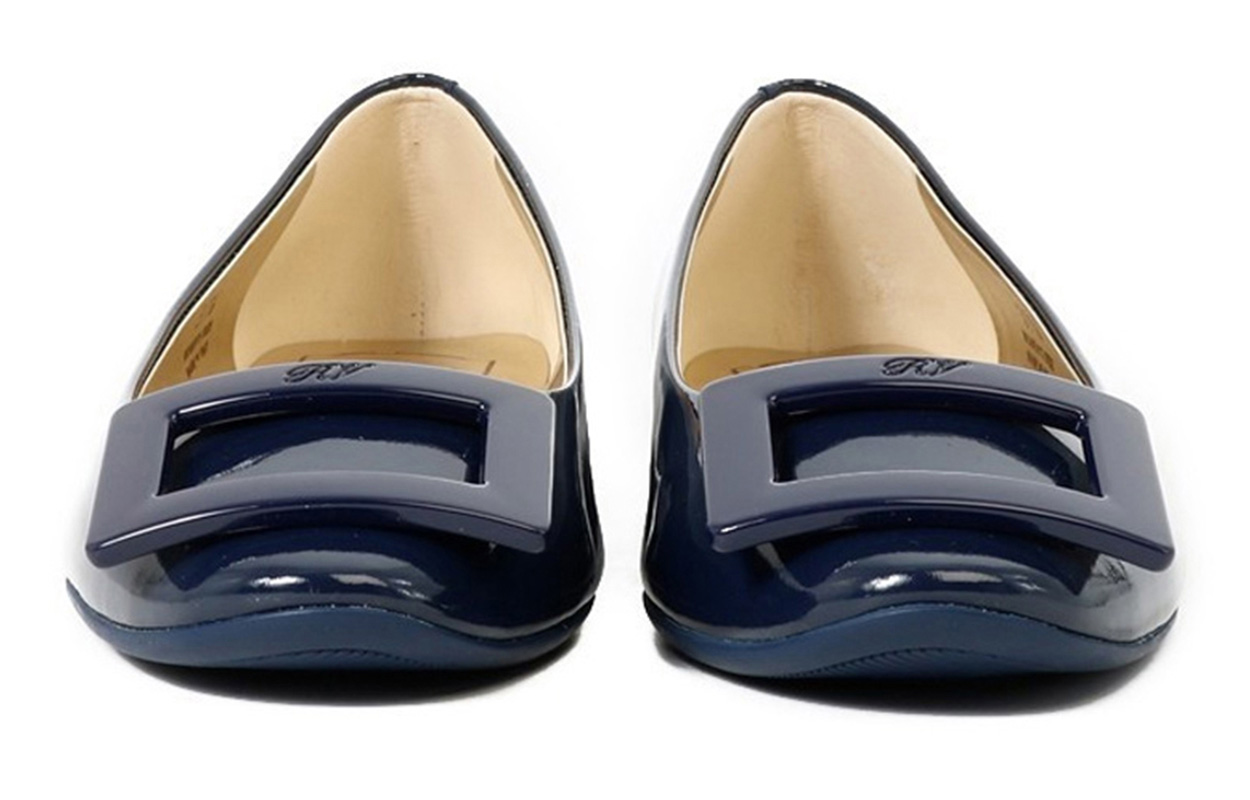 (W) Roger Vivier Gommette Patent Flat 'Dark Blue' 圖 5