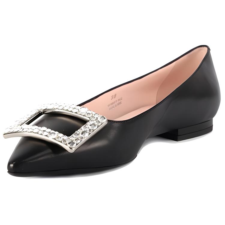 (W) Roger Vivier Gommettine 'Black Crystal Buckle' 圖 3