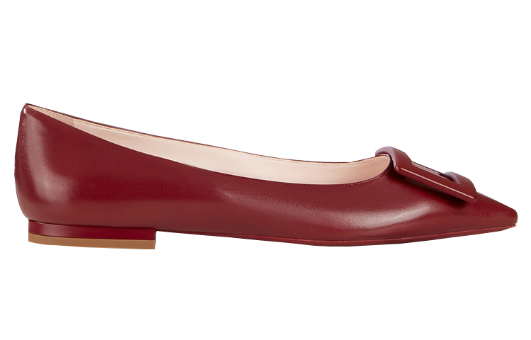 (W) Roger Vivier Gommettine 'Burgundy Ballet Flats' 圖 2