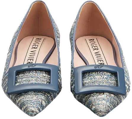 (W) 로저비비에 고메틴 라이트 블루 플랫 (Roger Vivier Gommettine Light Blue Flat) RVW57531320R7WU200 Order (W) 로저비비에 고메틴 라이트 블루 플랫 (Roger Vivier Gommettine Light Blue Flat) RVW57531320R7WU200