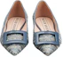 Order (W) 로저비비에 고메틴 라이트 블루 플랫 (Roger Vivier Gommettine Light Blue Flat) RVW57531320R7WU200