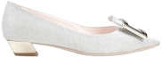 Order (Women) Roger Vivier Gommettine 'Metal Buckle Silver Ballet High Heels' RVW50823436JO1B200