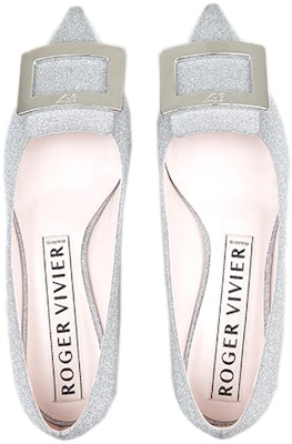 (Women) Roger Vivier Gommettine 'Metal Buckle Silver Ballet High Heels' RVW50823436JO1B200 Shop (Women) Roger Vivier Gommettine 'Metal Buckle Silver Ballet High Heels' RVW50823436JO1B200
