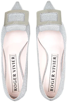 (W) Roger Vivier Gommettine 'Tacones Altos Plateados con Hebilla Metálica' RVW50823436JO1B200 Shop (W) Roger Vivier Gommettine 'Tacones Altos Plateados con Hebilla Metálica' RVW50823436JO1B200