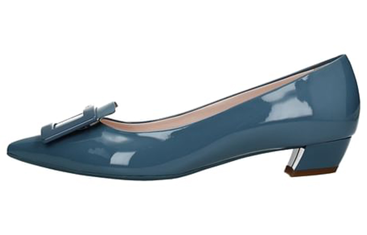 (W) Roger Vivier Gommettine Ballet Flat 'Elegant Blue CMFT'