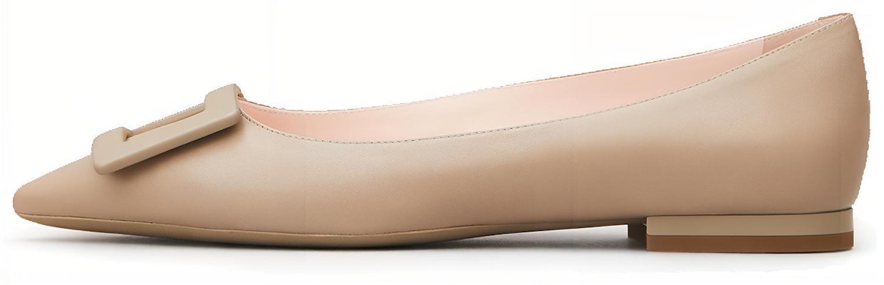 (W) Roger Vivier Gommettine Sepatu Balet 'Beige' RVW57527920NK0C415 Buy (W) Roger Vivier Gommettine Sepatu Balet 'Beige' RVW57527920NK0C415