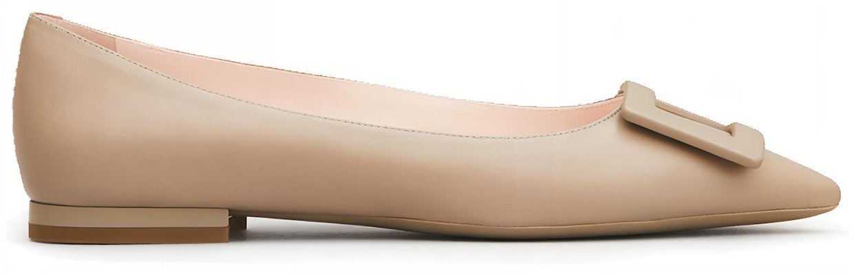 (W) Roger Vivier Gommettine Sepatu Balet 'Beige' RVW57527920NK0C415 Order (W) Roger Vivier Gommettine Sepatu Balet 'Beige' RVW57527920NK0C415