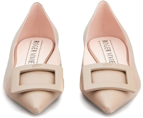 (W) Roger Vivier Gommettine Sepatu Balet 'Beige' RVW57527920NK0C415 Lookbook (W) Roger Vivier Gommettine Sepatu Balet 'Beige' RVW57527920NK0C415