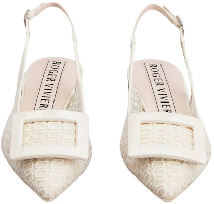 (W) Roger Vivier Gommettine Ballerine con Fibbia ''Bianco'' RVW57533540SJFC019 Purchase (W) Roger Vivier Gommettine Ballerine con Fibbia ''Bianco'' RVW57533540SJFC019