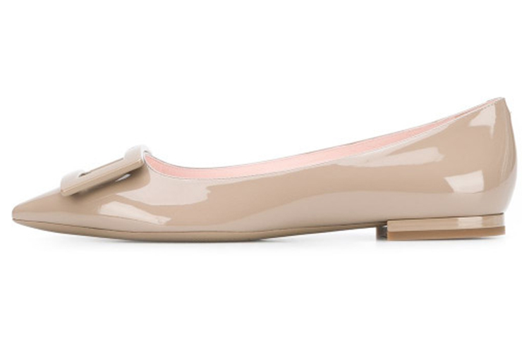 (W) Roger Vivier Gommettine Patent 'Beige'