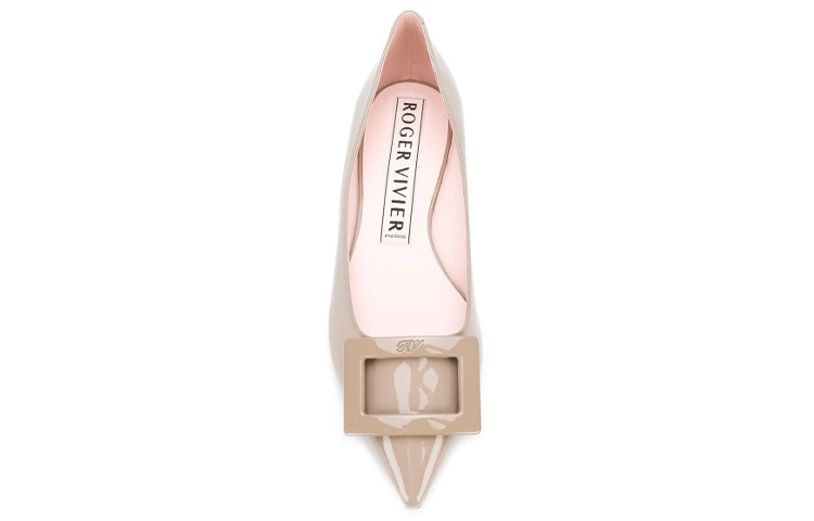 (W) Roger Vivier Gommettine Patent 'Beige' 圖 5