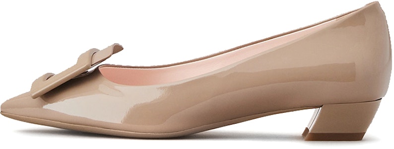 Roger Vivier Gommettine 漆皮芭蕾舞高跟鞋 女款 灰色 Buy Roger Vivier Gommettine 漆皮芭蕾舞高跟鞋 女款 灰色