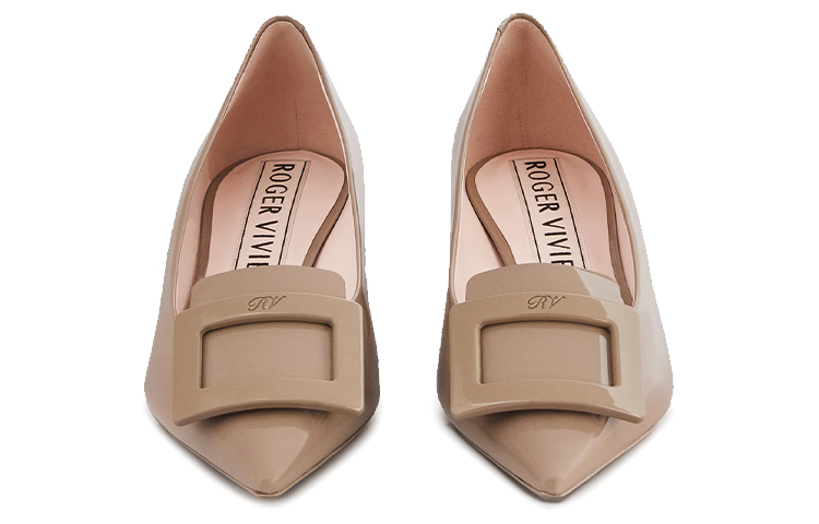 Lookbook (W) Roger Vivier Gommettine Tacones Altos de Charol 'Gris' RVW50823430D1PC415